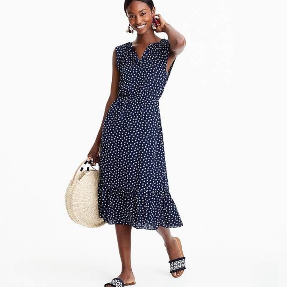 J CREW MERCANTILE DRAGONFLY DRESS - NWT